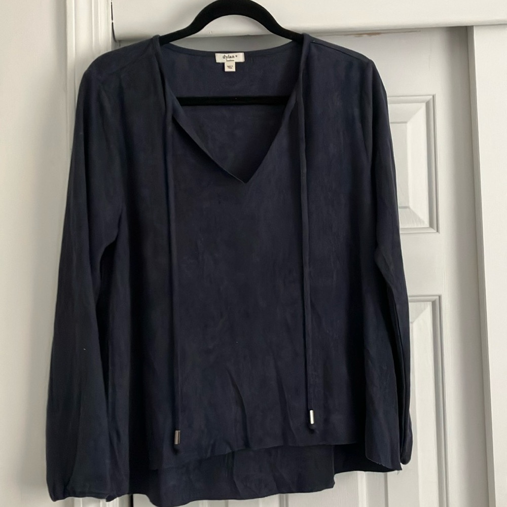 Dylan faux suede top